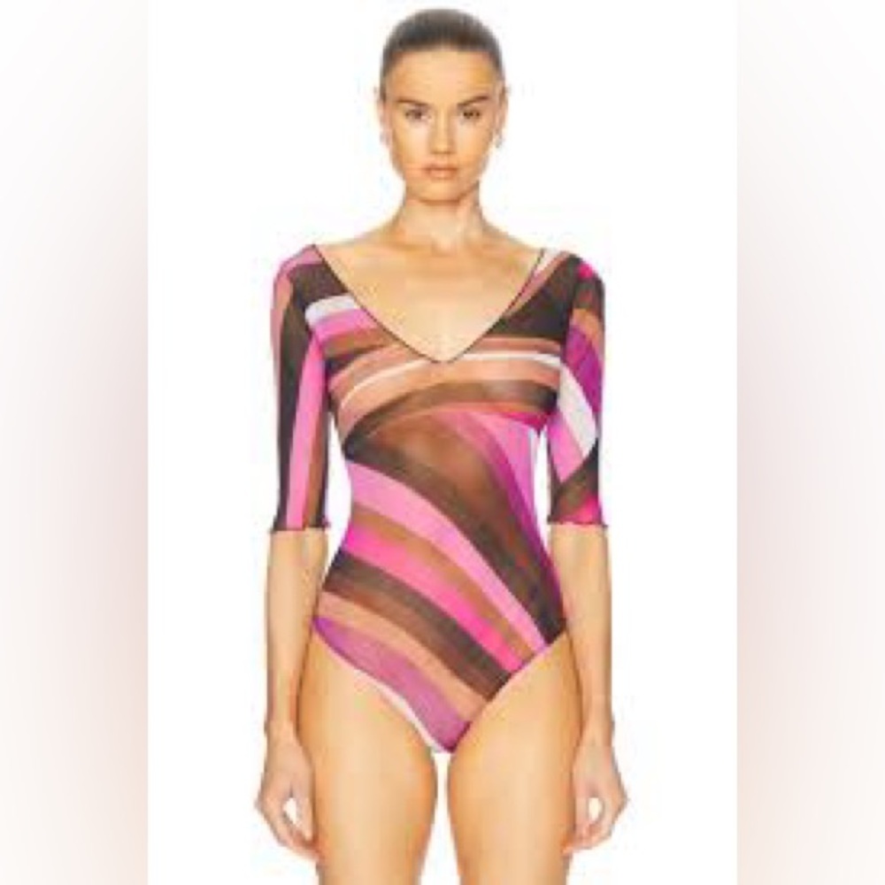 Pucci Iride-Print Bodysuit